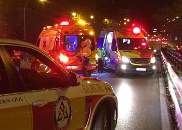 Un motorista de 30 años muere en el puente de Francisco Silvela