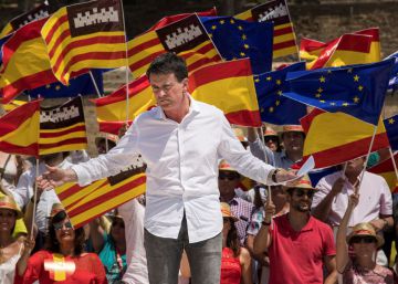 División en la candidatura
de Valls por ir a la marcha a Madrid