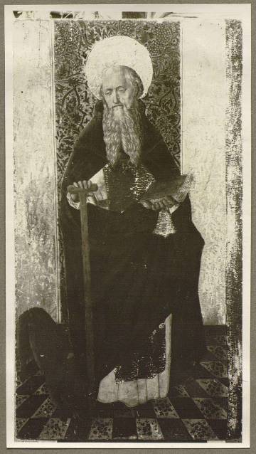 El 'San Antonio Abad' de Bermejo que retienen las hijas de Muñoz Ramonet.
