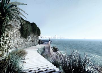 Un corredor ecológico para reciclar el cemento de la costa en Alicante