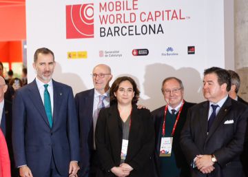 Colau y Torra no participarán en la recepción al Rey en el Mobile