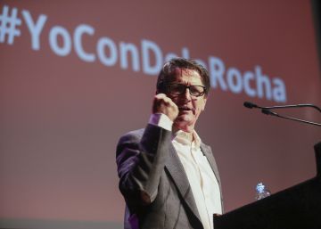 De la Rocha presenta su candidatura arropado por Gabilondo, Bono, Causapié y Barranco
