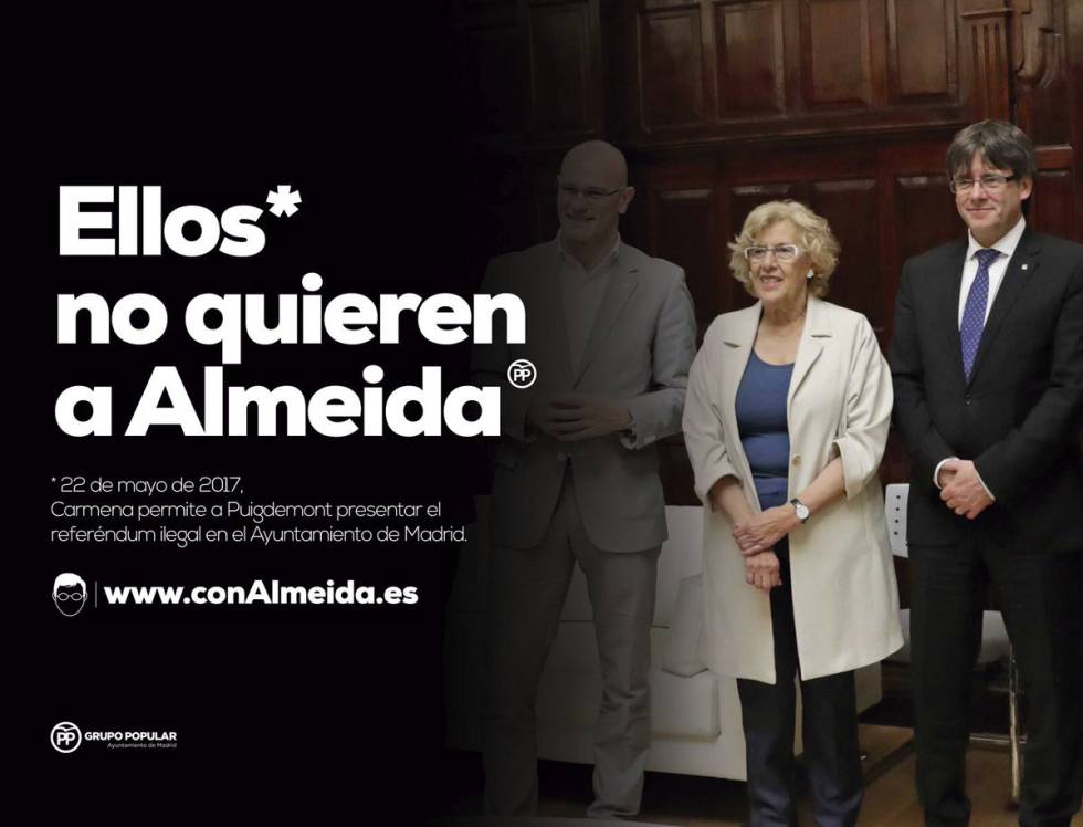 54.000 euros para presentar al candidato Almeida