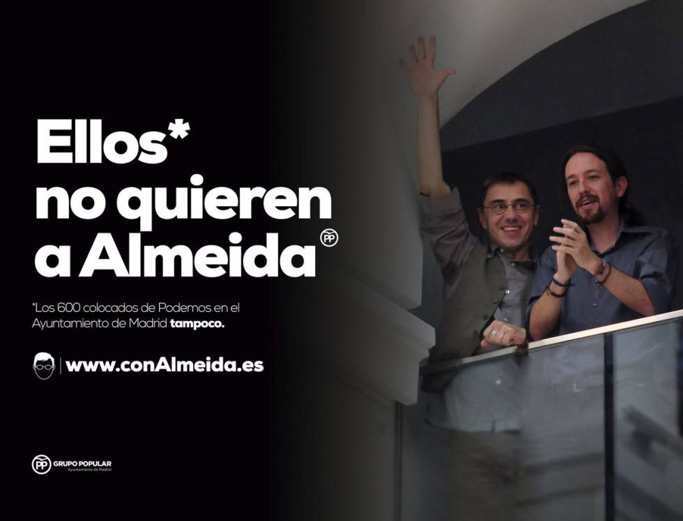 54.000 euros para presentar al candidato Almeida