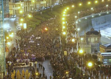 Jornada morada histórica en Euskadi