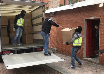 18 detenidos en Vallecas acusados de robar camiones y vender la mercancía