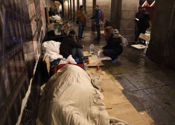 Casi 2.800 personas sin hogar en Madrid, según el censo municipal