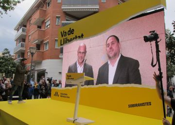 Las campañas de JuntsxCat y ERC suben el voltaje con los actos de los presos