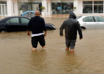 Más de cien personas rescatadas en Xàbia por un temporal que deja más de 300 litros por metro cuadrado