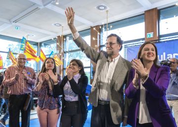 Rajoy apela a la solvencia del PP frente a partidos de “bisagristas” o “parlanchines”