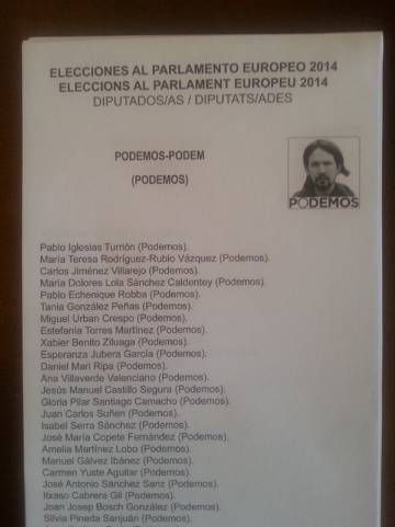 Carmena y Errejon, juntos hasta en la papeleta electoral