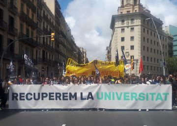 Seguimiento desigual de la huelga universitaria para pedir la rebaja de tasas