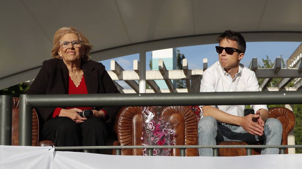 Íñigo Errejón y Manuela Carmena