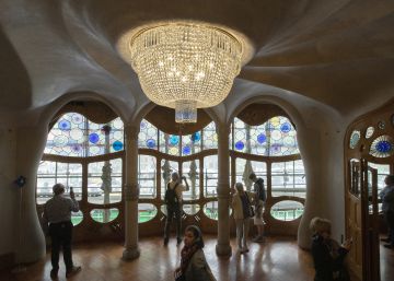 La làmpada de la Casa Batlló era en una maleta