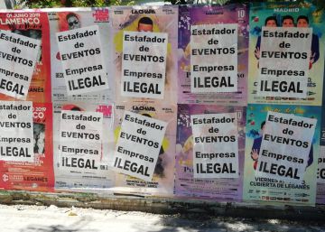 La guerra de pegadores de carteles en Madrid que está poniendo en aprietos al sector