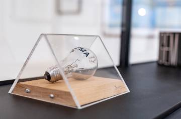 'Poema', de Joan Brossa, en la mostra sobre la poesia experimental a la fundació de l'artista.