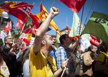 Seguimiento desigual de la huelga de profesores en Cataluña