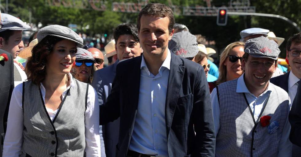 Díaz Ayuso y Pablo Casado