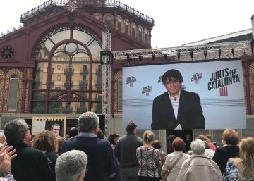 Puigdemont crida a buscar la “remuntada” en les europees