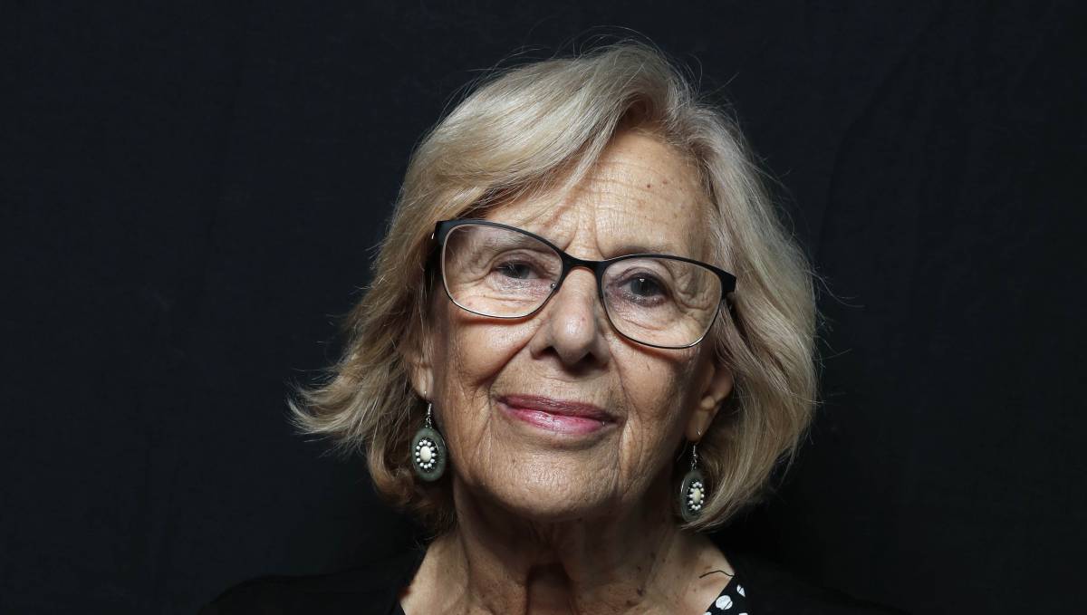 Manuela Carmena, en su despacho oficial.