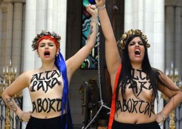 Femen lleva al Constitucional la condena de dos activistas por profanar La Almudena
