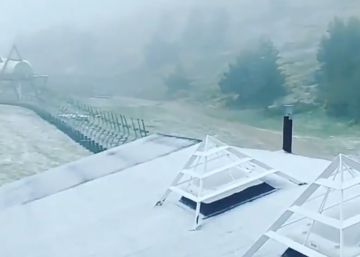 Nieve en junio en Valdesquí