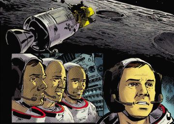 El Apolo XI vuelve a llegar a la Luna, ahora en cómic