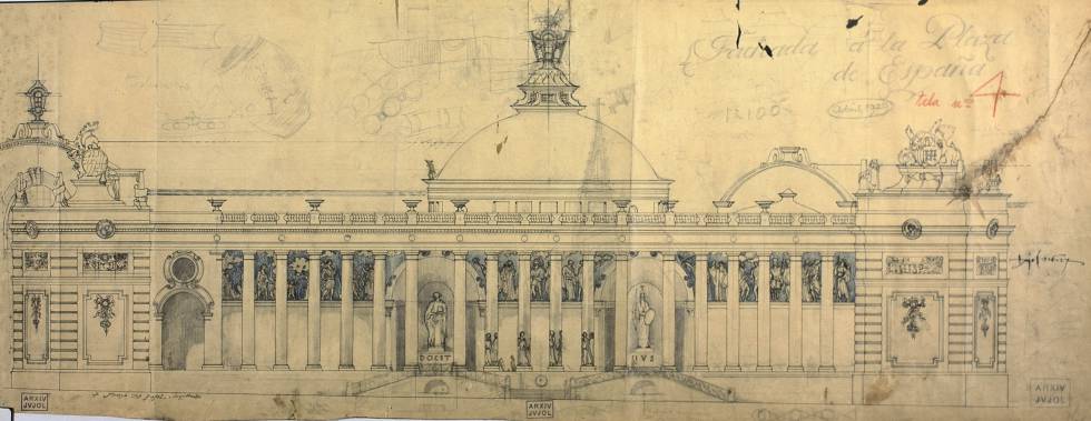 Proyecto para el Pabellón del Vestido de la Exposición de 1929vde Jujol.