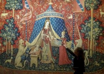 La Dama de l’unicorn fa obres a casa
