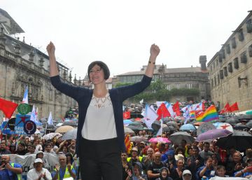 Miles de personas desafían la lluvia en Santiago para demostrar que el BNG es garantía de “cambio real”