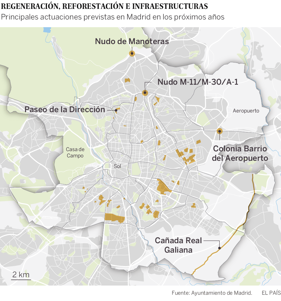 Así cambiará Madrid en las próximas décadas