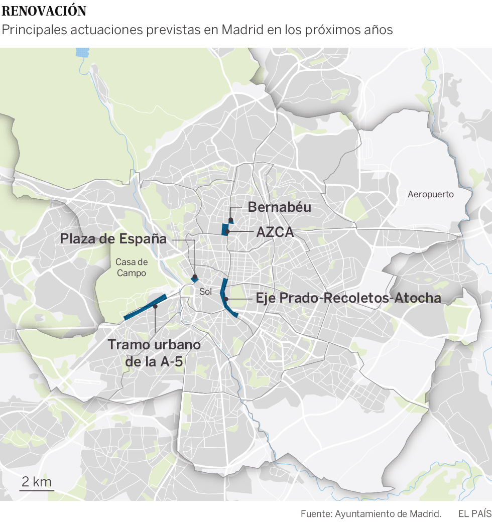 Así cambiará Madrid en las próximas décadas