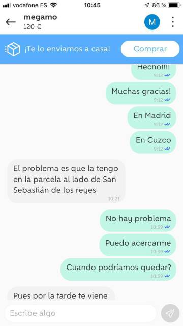 Conversación entre Alejandro y el supuesto ladrón.
