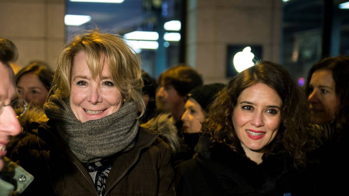 Los 4.219 euros al mes de Díaz Ayuso en el chiringuito de Esperanza Aguirre