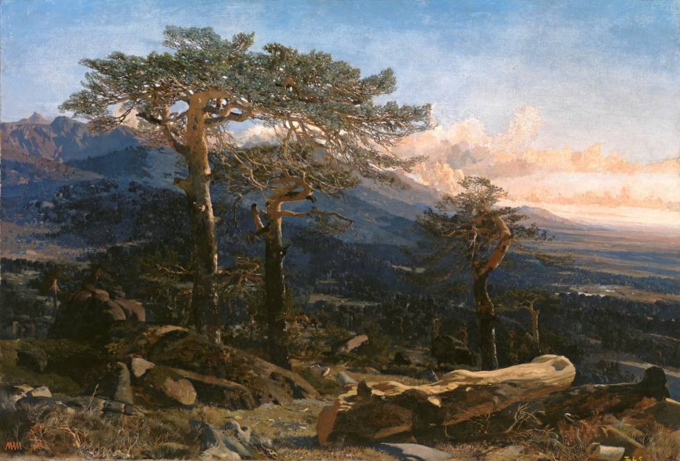 'Un paisaje del Guadarrama' (1858), de Martín Rico.