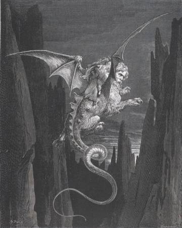 El infierno de Dante Alighieri.