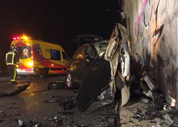 Un conductor kamikaze impacta contra un vehículo y mata a su único ocupante en la M-50