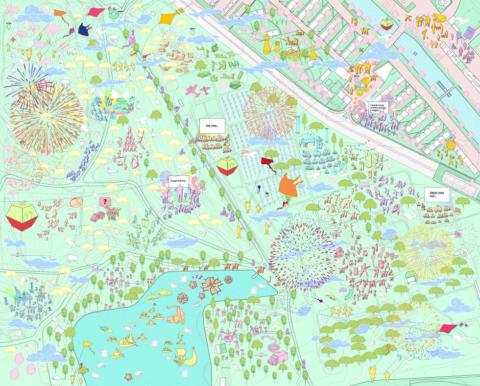 Reinterpretación del mapa de Elii y Maral Kekejian.