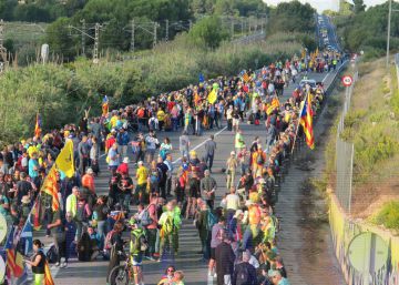 Tres días de caminata independentista