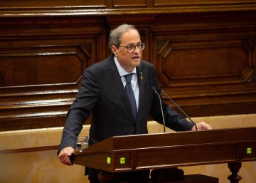 Torra se limita a pedir “responsabilidad” y no condena los disturbios de ayer de forma expresa