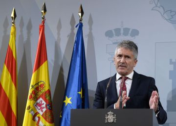 Marlaska niega que el Estado esté desbordado y acusa de los altercados al independentismo violento Marlaska niega que el Estado esté desbordado y acusa de los altercados al independentismo violento