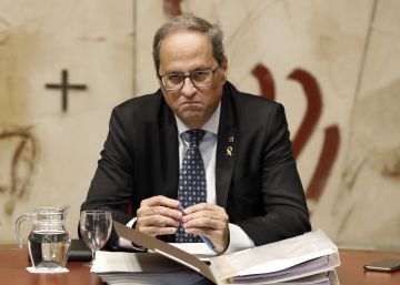 Torra condena la violencia e insiste en defender el “derecho a la autodeterminación”
