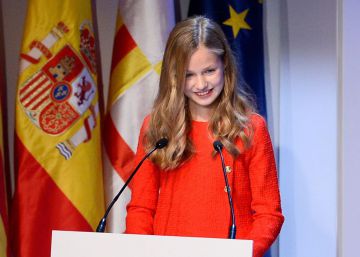 La princesa Elionor mostra domini del català a Barcelona
