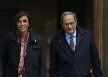 Torra se muestra desafiante ante el juez y admite la desobediencia al no retirar los lazos