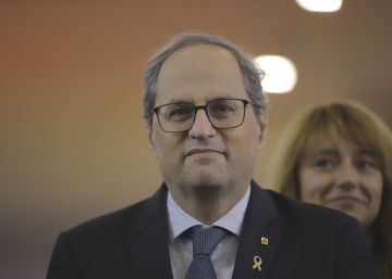 El TSJC desestima el recurso de Torra para elevar a la justicia europea la causa por no retirar los lazos