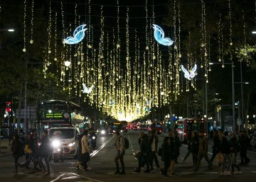 Cent quilòmetres de llums de Nadal a Barcelona