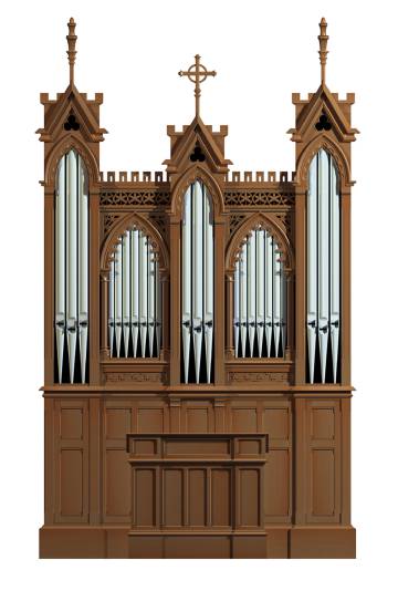 Imatge de l'orgue creat per la firma Cavaillé-Coll a París el 1896.
