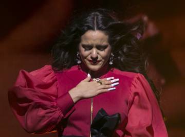 Rosalía, en el seu concert a Barcelona.