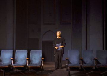 Núria Espert commou en el seu recital de Lorca
