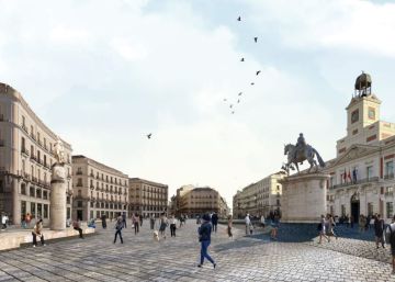 Almeida recupera un proyecto de la época de Botella para reformar la Puerta del Sol Almeida recupera un proyecto de la época de Botella para reformar la Puerta del Sol